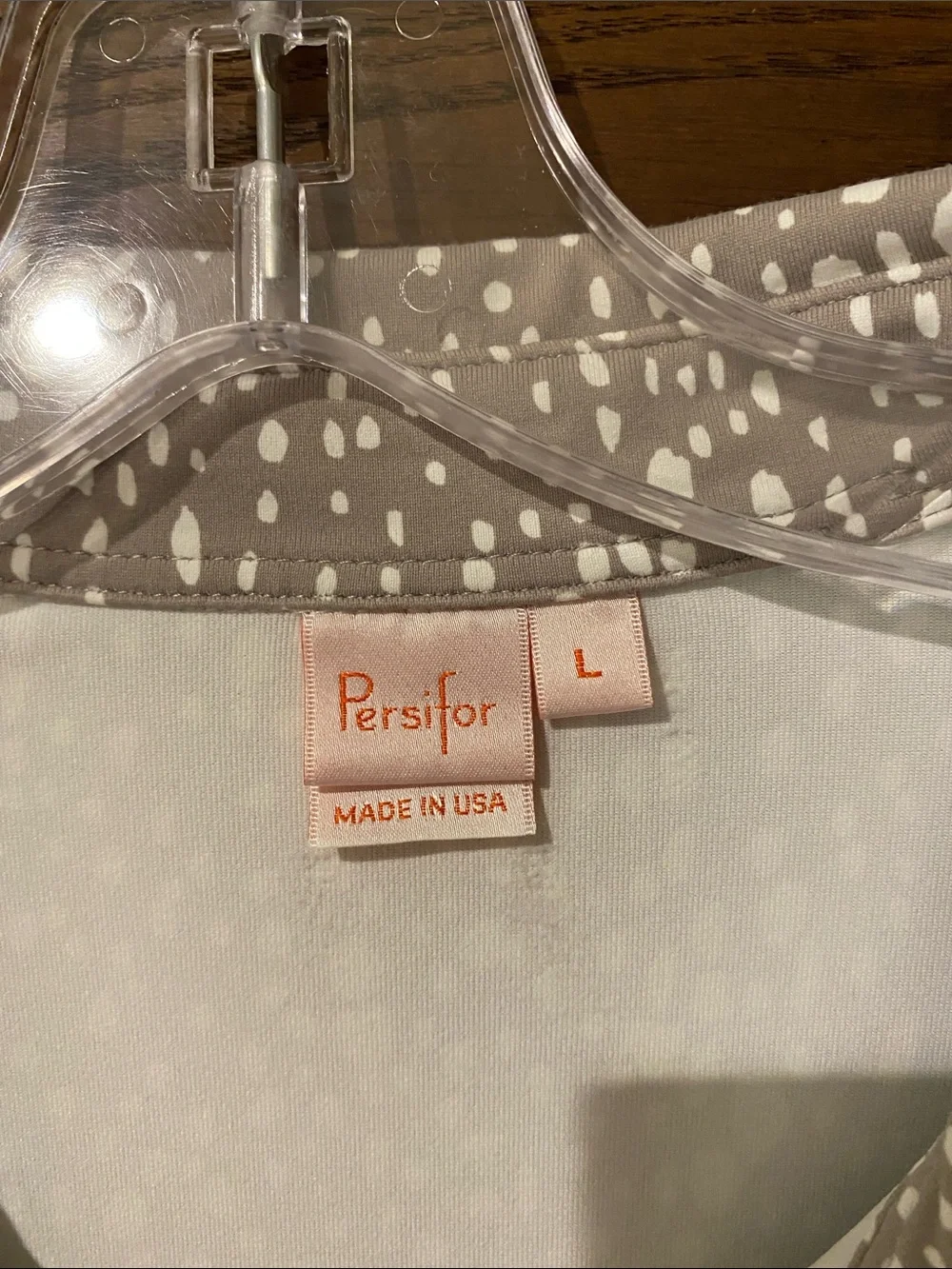 Persifor Taupe Dot Print Shirt Dress - Women